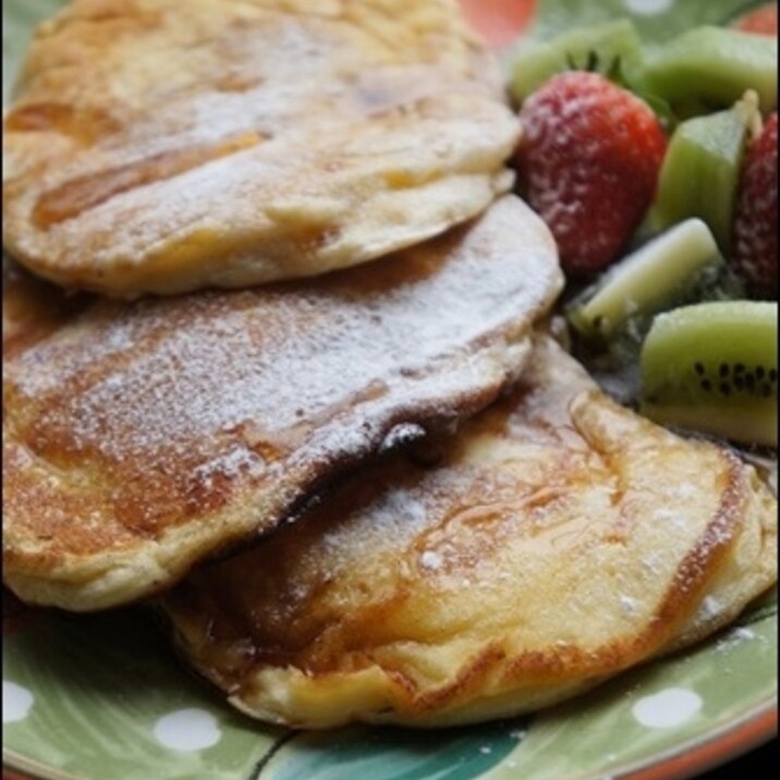 ふわふわ食感♪バナナパンケーキ